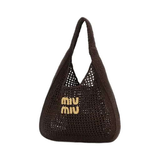 Miu Miu Logo AppliquÉD Top Handle Bag