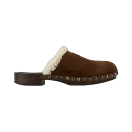 Miu Miu Round-Toe Clogs