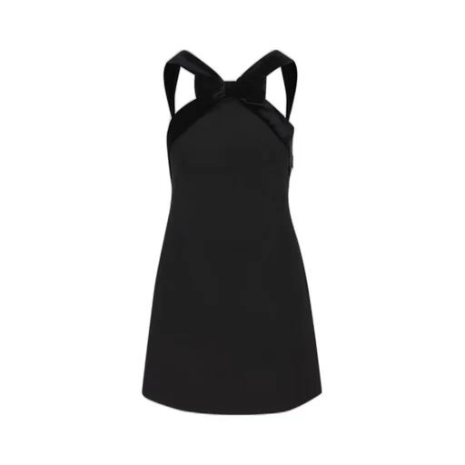Miu Miu Bow-Detailed Sleeveless Dress