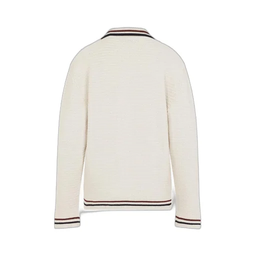 Miu Miu Logo-Embroidered Zipped Cardigan