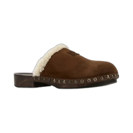 Miu Miu Round-Toe Clogs