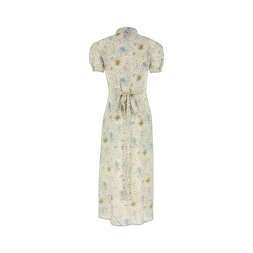 Miu Miu Pattern-Printed Short-Sleeved Dress
