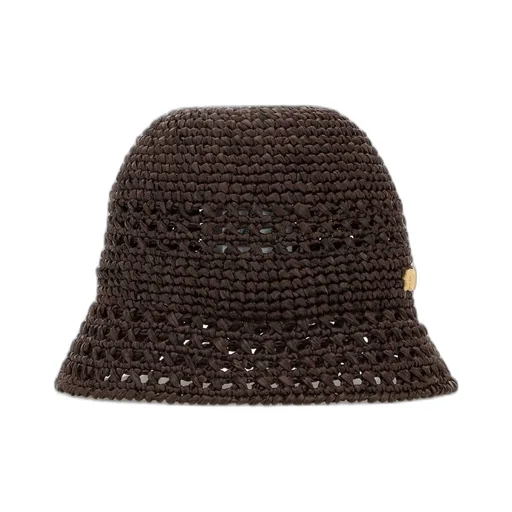 Miu Miu Logo Embroidered Crochet-Knitted Bucket Hat