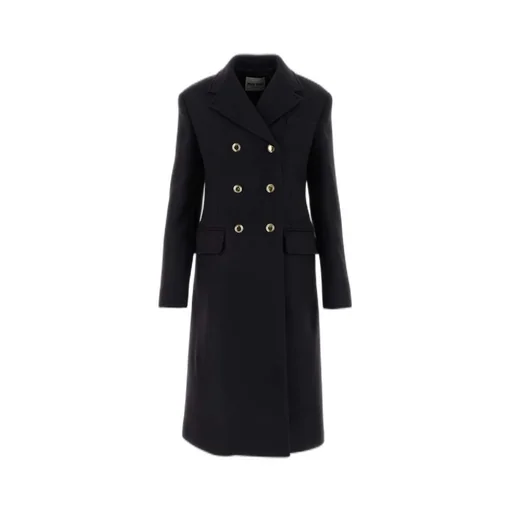 Miu Miu Long-Sleeved Double-Breasted Coat