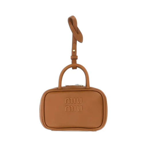 Miu Miu Logo-Embossed Trick Keychain