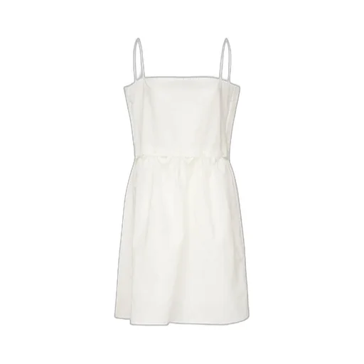 Miu Miu Logo-Patch Sleeveless Dress