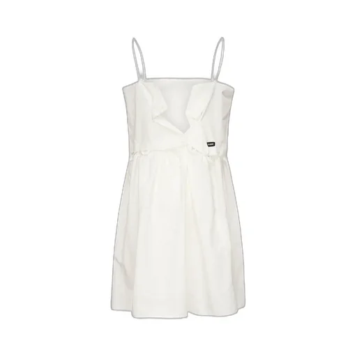 Miu Miu Logo-Patch Sleeveless Dress