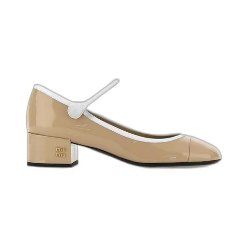 Miu Miu Logo-Lettering Pumps