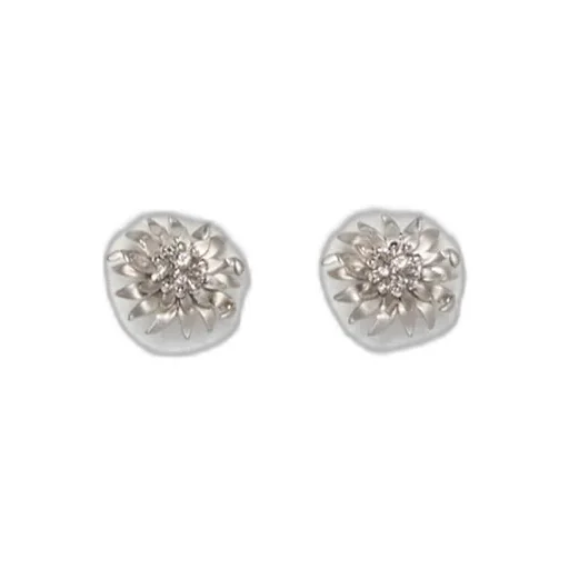 Miu Miu Floral-Motif Embellished Earrings