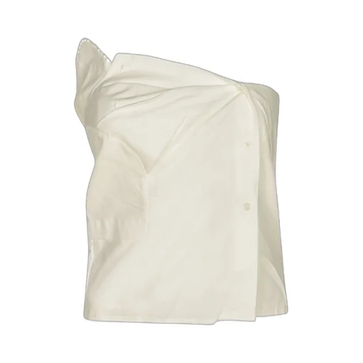 Miu Miu Strapless Poplin Top