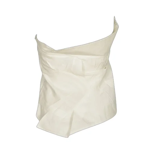 Miu Miu Strapless Poplin Top