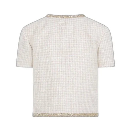 Miu Miu Check-Pattern Cropped Tweed Jacket
