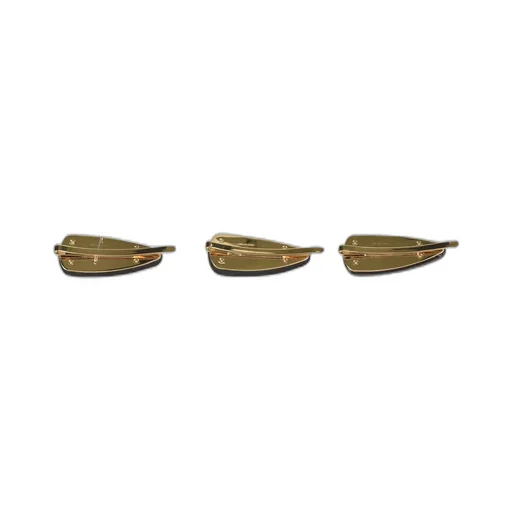 Miu Miu Logo-Lettering Set Of Three Hair Clips