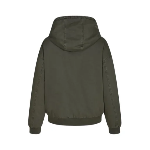 Miu Miu Logo-Detailed Zipped Hoodie