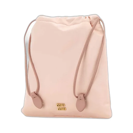 Miu Miu Logo Patch Makeup Bag