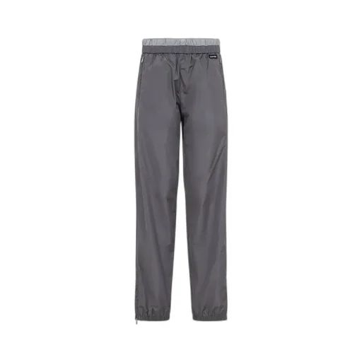 Miu Miu Logo-Patch Layered Trousers