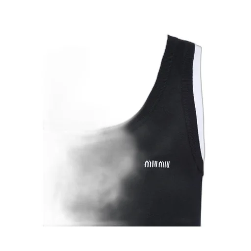 Miu Miu Logo-Embroidered Sleeveless Dress
