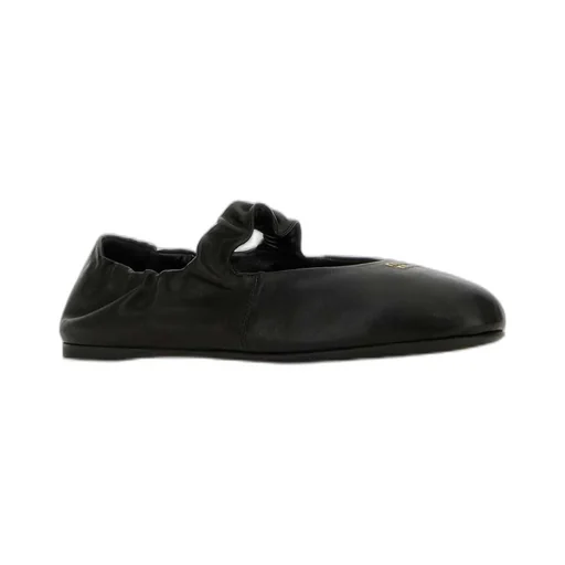 Miu Miu Logo-Detailed Ballet Flats