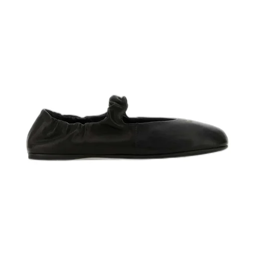 Miu Miu Logo-Detailed Ballet Flats