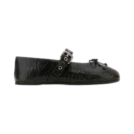 Miu Miu Buckle Fastened Ballerinas