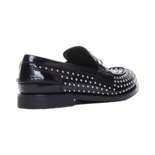 Miu Miu Embellished Round-Toe Loafers