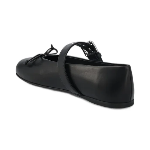 Miu Miu Bow-Detailed Flat Shoes