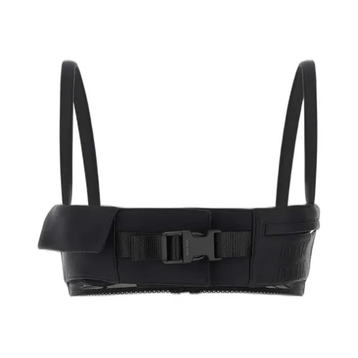Miu Miu Radzimir Buckle-Detailed Cropped Top