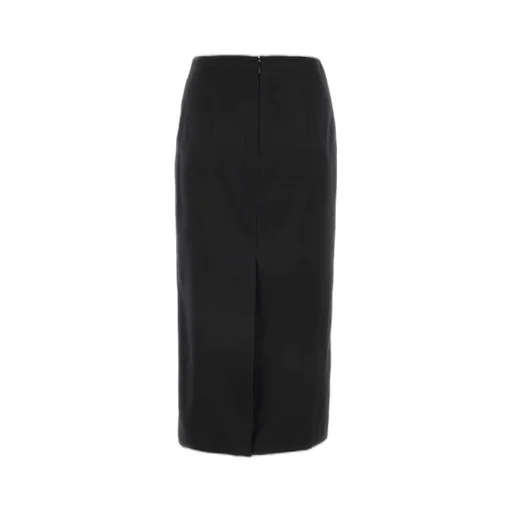 Miu Miu High-Waist Satin Midi Skirt