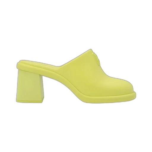 Miu Miu Logo Debossed Heeled Mules