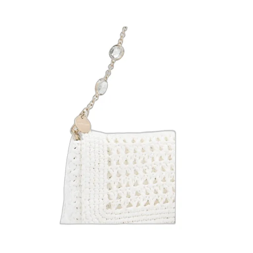 Miu Miu Embroidered Foldover Shoulder Bag