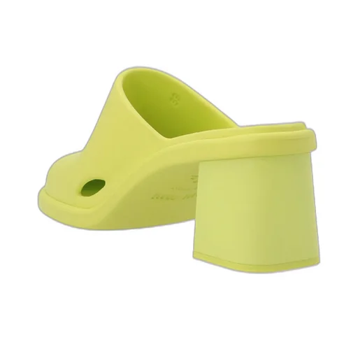 Miu Miu Logo Debossed Heeled Mules