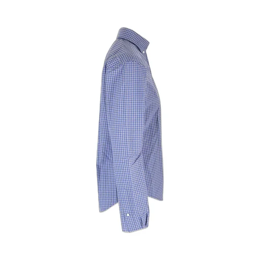 Miu Miu Logo-Embroidered Button-Up Checked Shirt