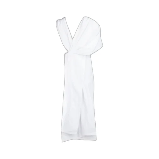 Miu Miu Asymmetric Sleeve Midi Dress
