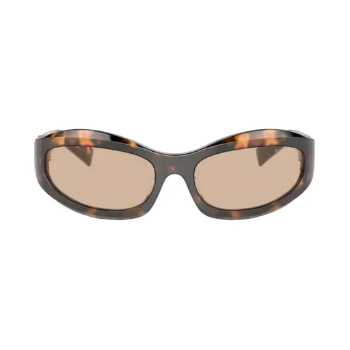 Miu Miu Eyewear Oversize-Frame Logo Plaque Sunglasses