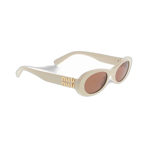 Miu Miu Eyewear Oval Frame Full Rim Sunglasses