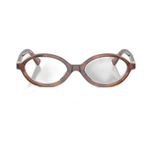 Miu Miu Eyewear Oval Frame Full Rim Glasses
