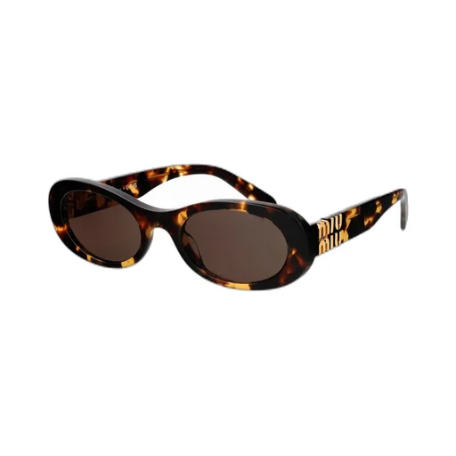 Miu Miu Eyewear Oval Frame Full Rim Sunglasses
