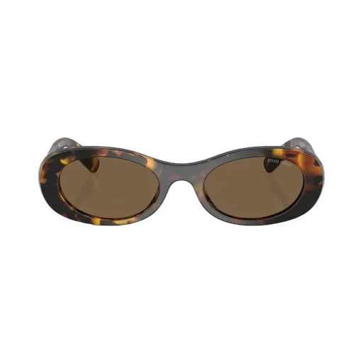 Miu Miu Eyewear Oval Frame Full Rim Sunglasses