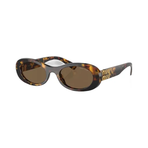 Miu Miu Eyewear Oval Frame Full Rim Sunglasses