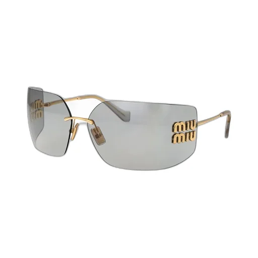 Miu Miu Eyewear Wrap-Around Frame Full Rim Sunglasses