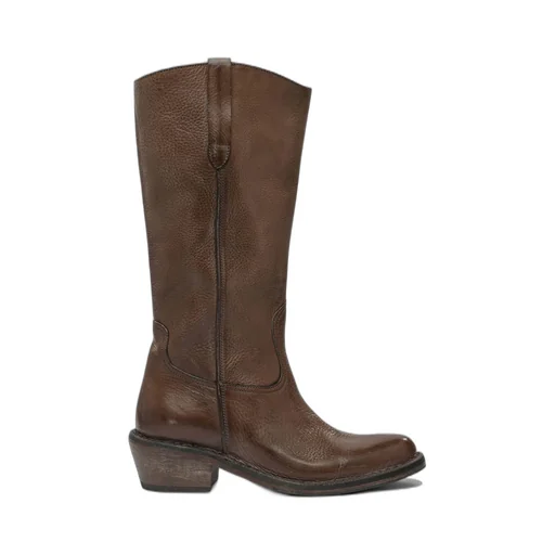 Moma Western Leather Boots