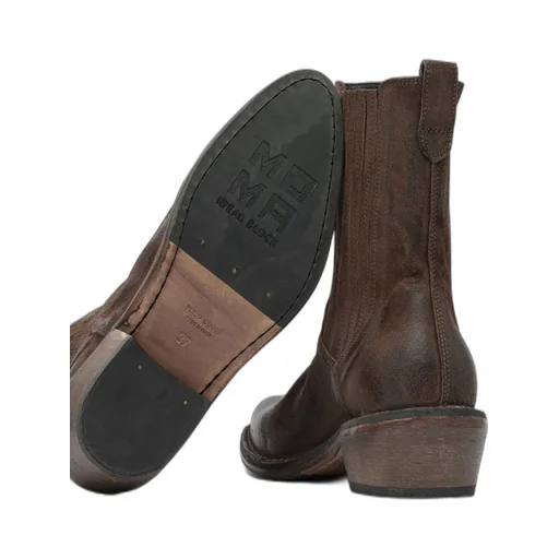 Moma Stitched Leather Boots