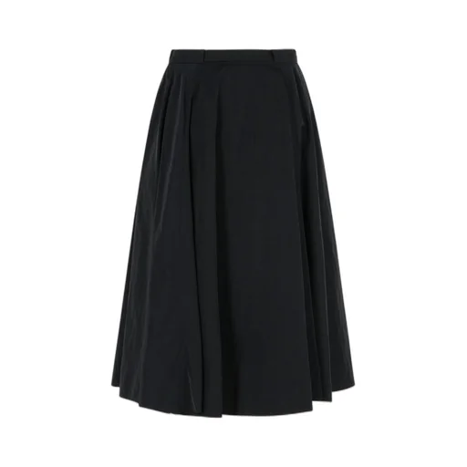 Moncler Belted A-Line Midi Skirt