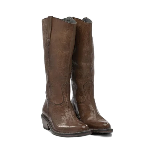 Moma Western Leather Boots