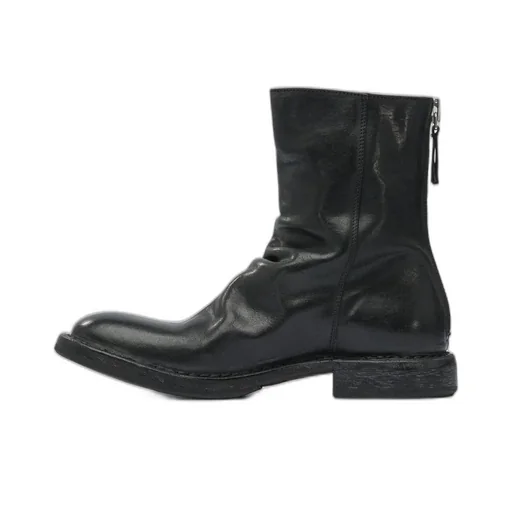 Moma Zip-Back Ankle Boots