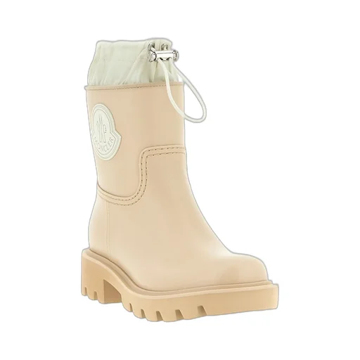 Moncler Kickstream Logo Patch Rain Boots