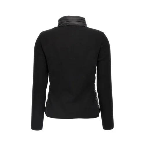 Moncler Logo Patch Quilted Zip-Up Cardigan