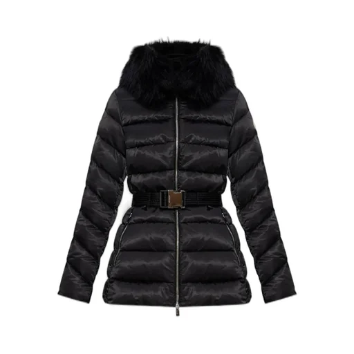 Moncler Buckle Hooded Zip-Up Padded Jacket