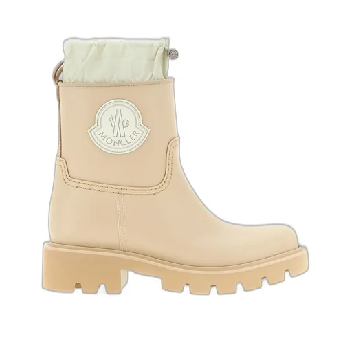 Moncler Kickstream Logo Patch Rain Boots