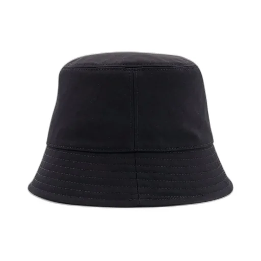 Moncler Logo Patch Narrow Brim Bucket Hat